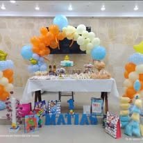 Montaje de mesa elegante